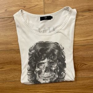 Jim Morrison Skull Vintage Tee